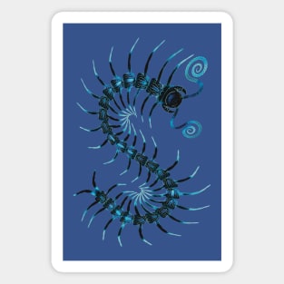 Dotted Blue Centipede Magnet